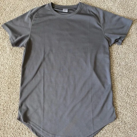 Men grey short sleeve tee shirt Size Large - Picture 2 of 6